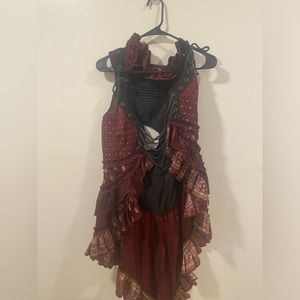 Pirate vest/dress cover